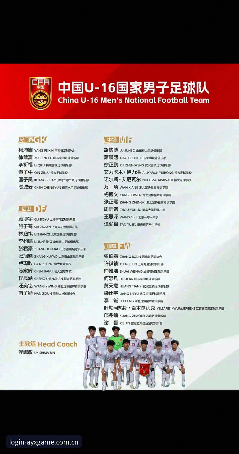 U17世界杯抽签揭晓：中国男女足命运迥异，爱游戏平台赛事体验全解析